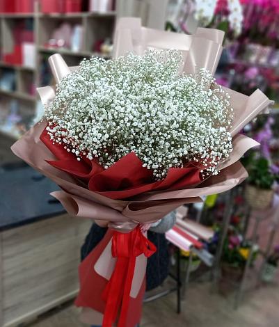 Букет цветов из: Гипсофила в Любучаны