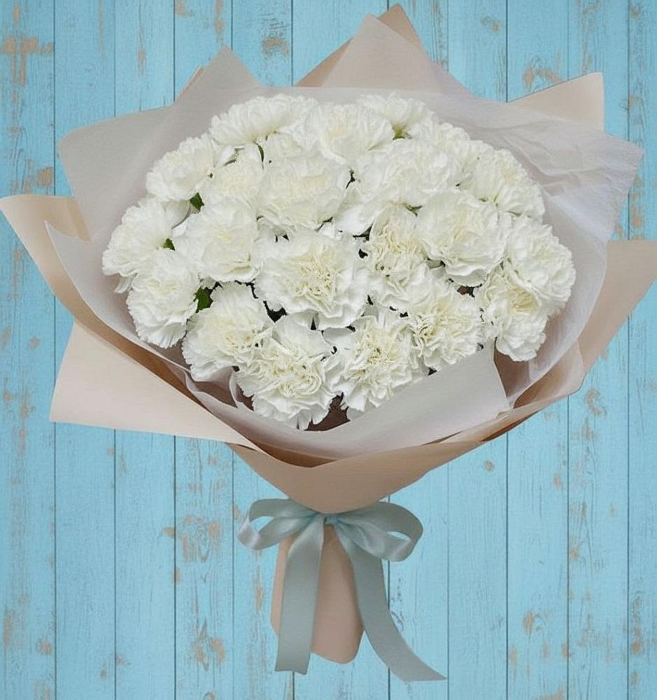 Букет цветов из: Гвоздики в Любучаны