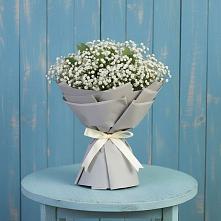 Букет цветов из:  Гипсофила в Любучаны