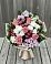Букет цветов из: Альстромерии, Гвоздики, Розы и Хризантемы в Любучаны