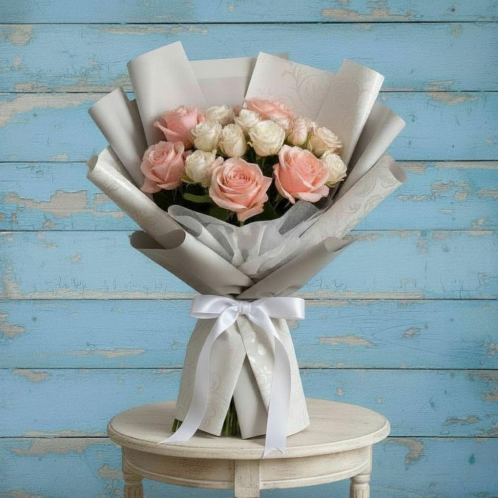 Букет цветов из: Розы в Любучаны