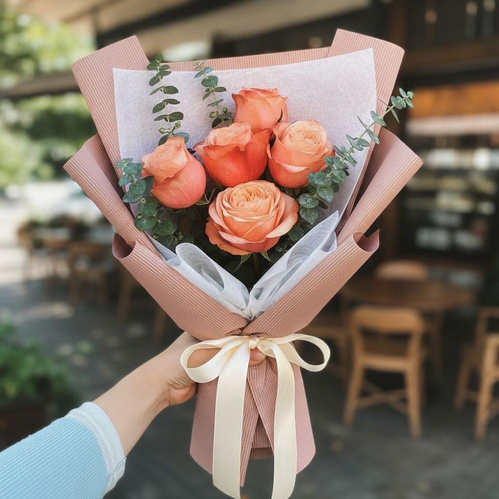 Букет цветов из: Розы в Любучаны