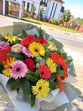 Букет цветов из:  Герберы #REPLACE_PRED# Любучаны
