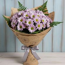 Букет цветов из:  Хризантемы в Любучаны