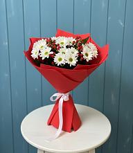 Букет цветов из:  Хризантемы в Любучаны