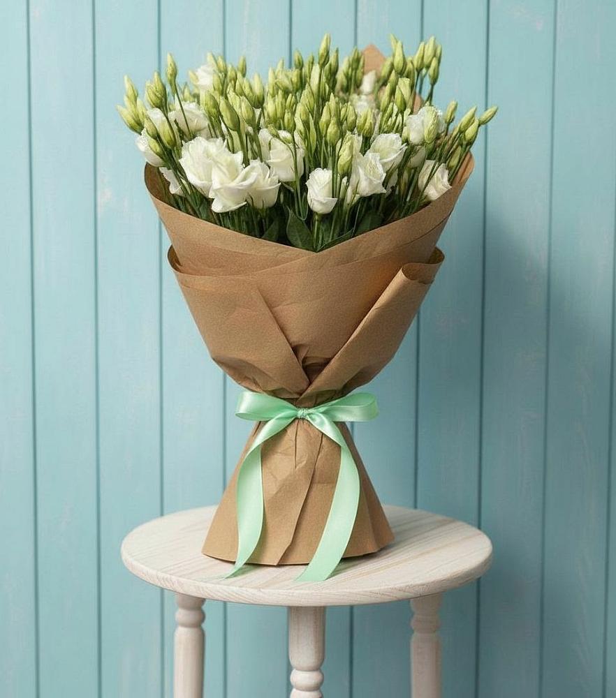 Букет цветов из: Лизиантусы в Любучаны