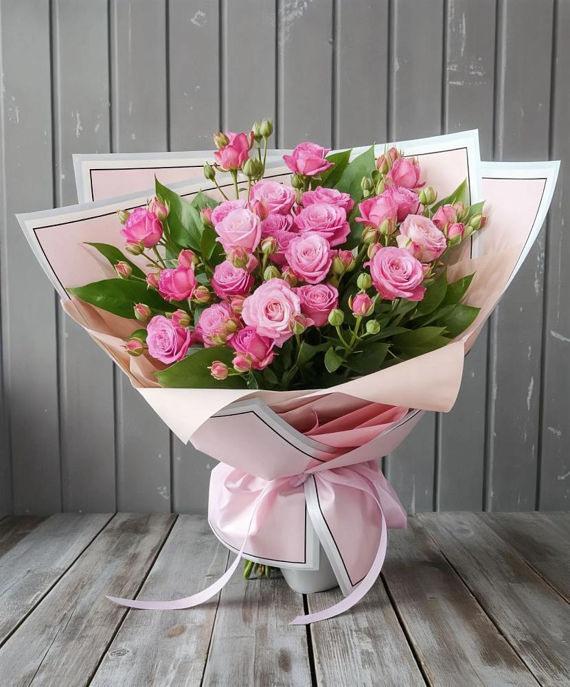 Букет Розовый кустик в Любучаны