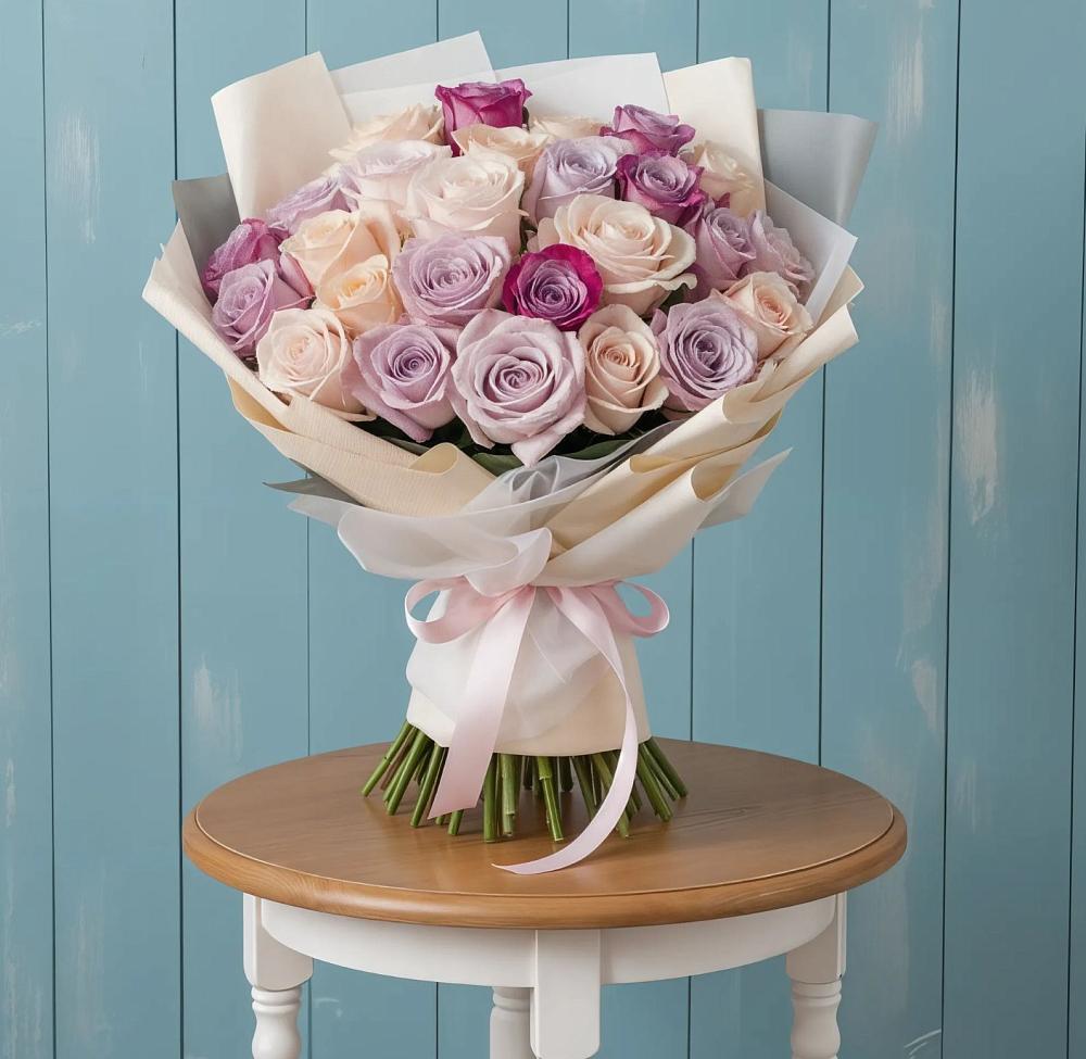 Букет цветов из: Розы в Любучаны