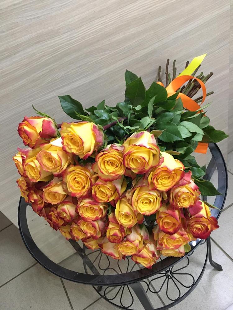 Букет Желтые розы в Любучаны