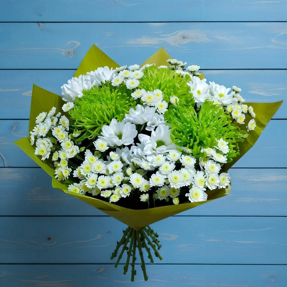 Букет цветов из: Хризантемы в Любучаны