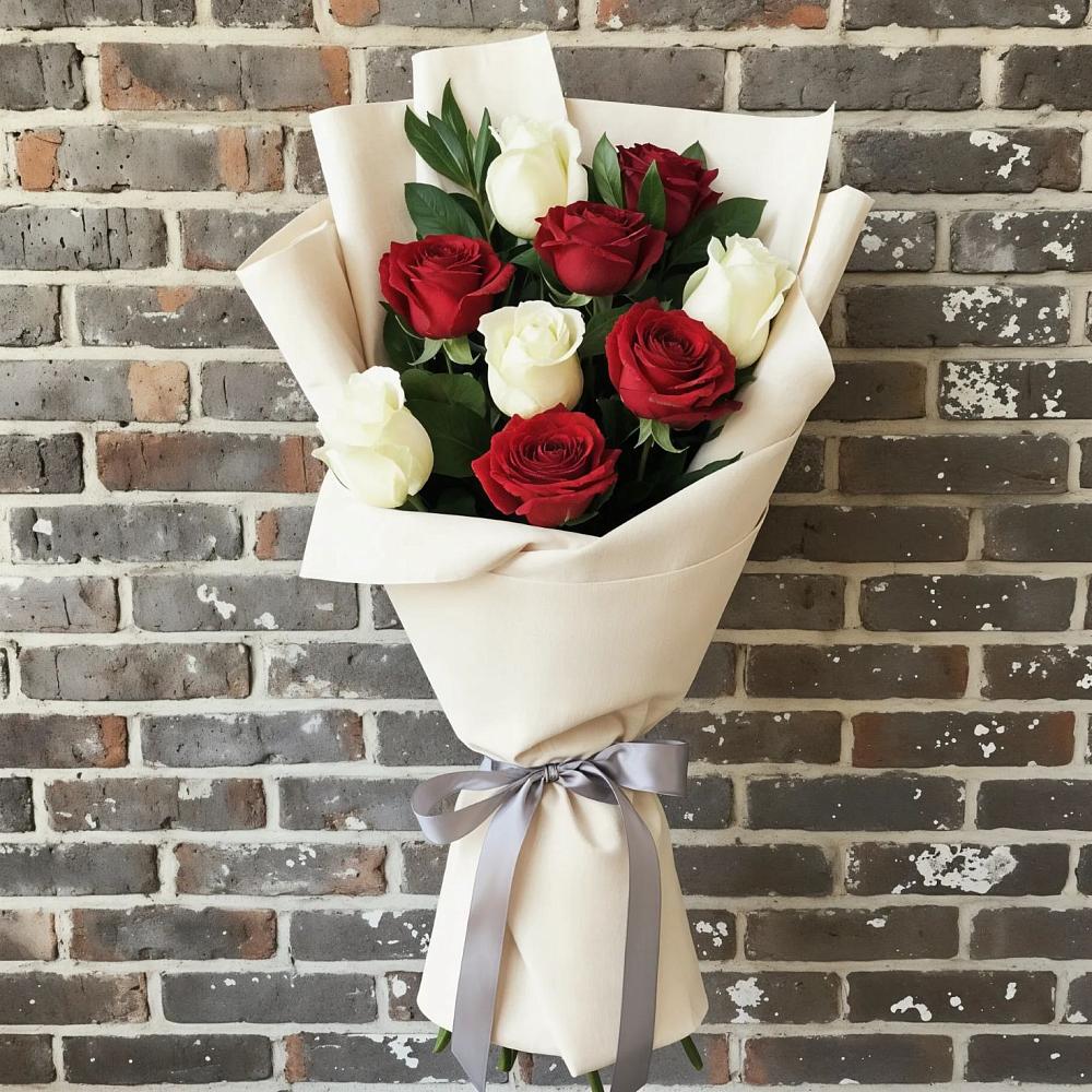 Букет цветов из: Розы в Любучаны