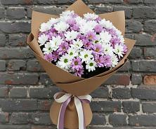 Букет цветов из:  Хризантемы в Любучаны