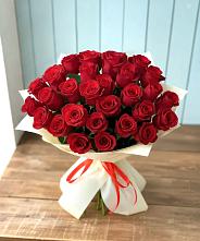Букет 29 Красных роз в Любучаны