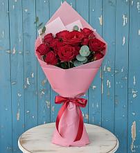 Букет цветов из:  Розы в Любучаны