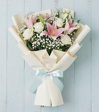 Букет цветов из:  Лилии в Любучаны
